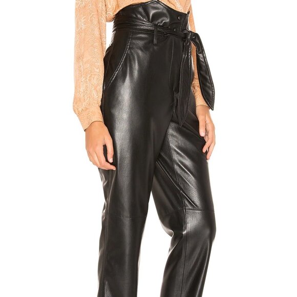 Nanushka, Ethan Vegan Leather Pant | Size: P (S) - Picture 5 of 10